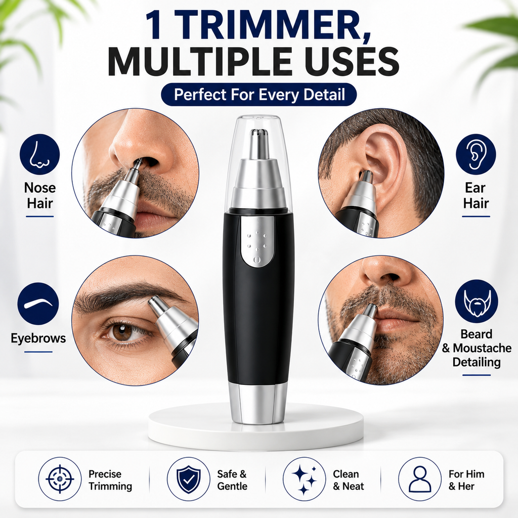 Unisex Nose & Ear Hair Trimmer | Buy 1 Get 1 Free