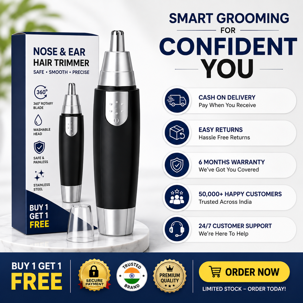 Unisex Nose & Ear Hair Trimmer | Buy 1 Get 1 Free