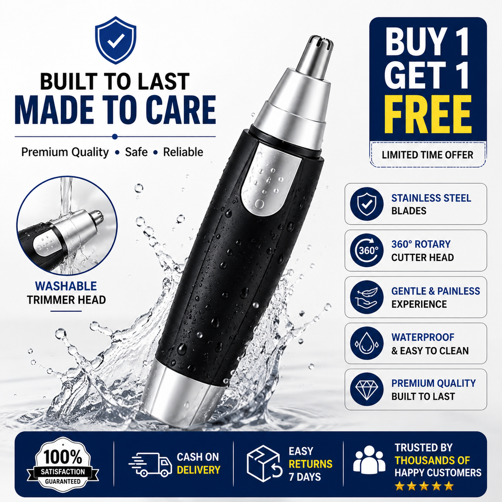 Unisex Nose & Ear Hair Trimmer | Buy 1 Get 1 Free