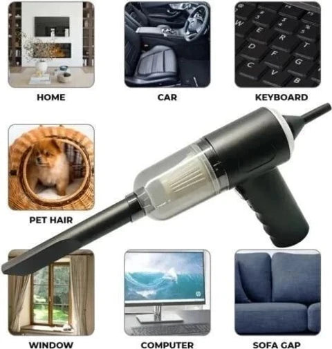 3-in-1 Air Duster & Vacuum Cleaner – Wireless & Powerful